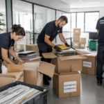 Déménagement d'entreprise et d'archive.